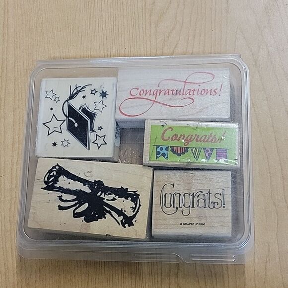 Stampin Up Stamps Graduation Scrapbooking Kit with Stickers and Paper - Picture 8 of 12
